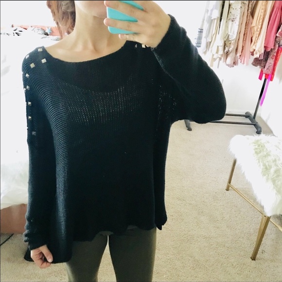 Nollie black knit oversized sweater - Picture 4 of 8